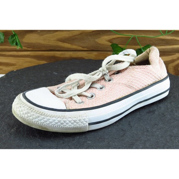 Converse All Star Women‎ Size 5 M Shoes Pink Low Top Fabric - Picture 1 of 7